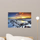 Sunset in the Snow Wall Mural