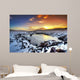 Sunset in the Snow Wall Mural