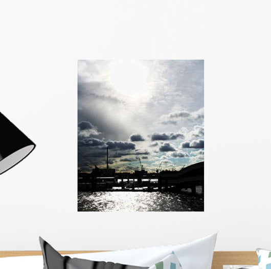 Hamburger Hafen Wall Decal