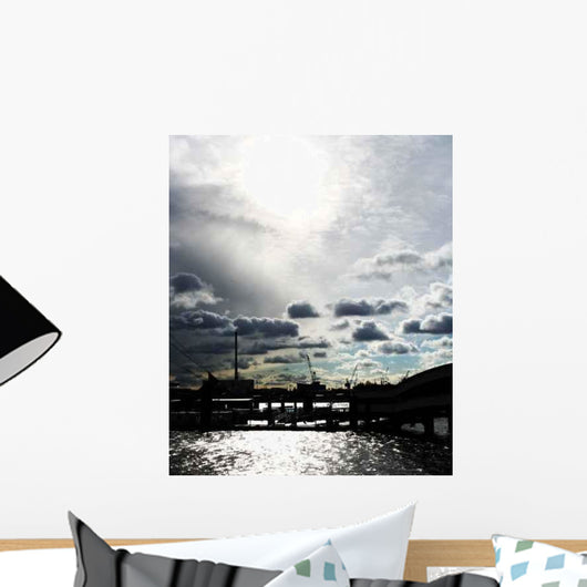 Hamburger Hafen Wall Decal