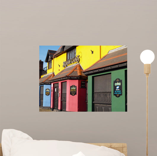 Irish Colored Houses Wall Mural