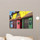 Irish Colored Houses Wall Mural