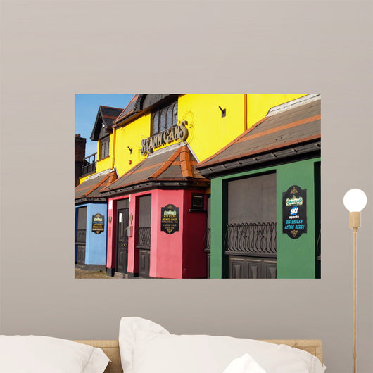 Irish Colored Houses Wall Mural