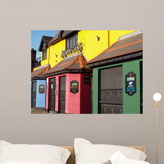 Irish Colored Houses Wall Mural