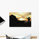 Rancher Holding A Lasso Wall Mural