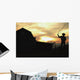 Rancher Holding A Lasso Wall Mural