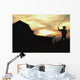 Rancher Holding A Lasso Wall Mural