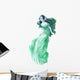 Green Nymph Siren Mermaid Wall Decal