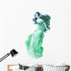 Green Nymph Siren Mermaid Wall Decal