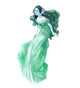 Green Nymph Siren Mermaid Wall Decal