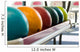 a group of colored bowling balls. Wall Mural