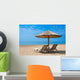 Sunbeds Beach Wall Decal