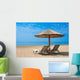 Sunbeds Beach Wall Decal