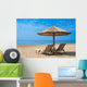Sunbeds Beach Wall Decal