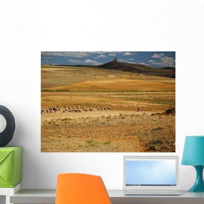 Office Pastor Wall Decal shown on a wall