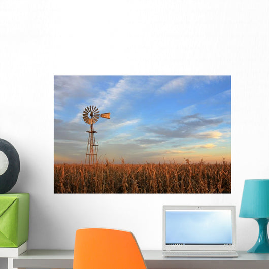 Texas Style Westernmill Windmill Wall Decal