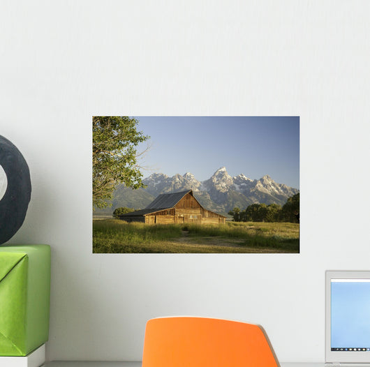 Old Mormon Barn in the Tetons Wall Mural