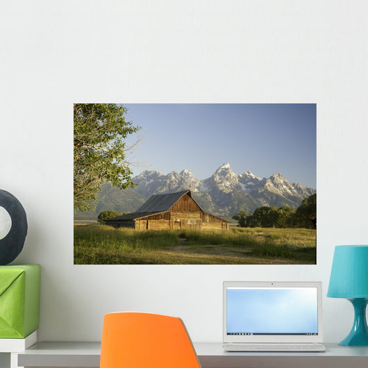 Old Mormon Barn in the Tetons Wall Mural