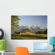 Old Mormon Barn in the Tetons Wall Mural