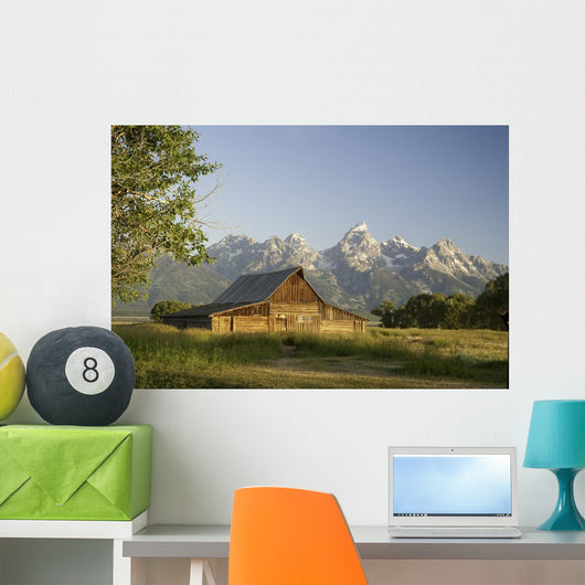 Old Mormon Barn in the Tetons Wall Mural