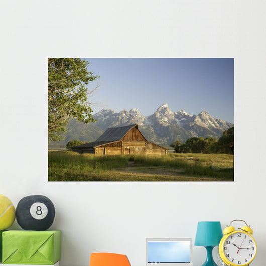Old Mormon Barn in the Tetons Wall Mural
