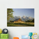 Old Mormon Barn in the Tetons Wall Mural