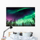 Green and Purple Northern Wall Decal