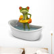 Frog Bath Wall Decal