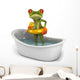 Frog Bath Wall Decal