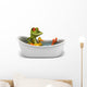 Frog Her Bath Wall Decal