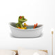 Frog Her Bath Wall Decal