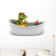 Frog Her Bath Wall Decal
