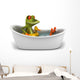 Frog Her Bath Wall Decal