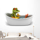 Frog Her Bath Wall Decal