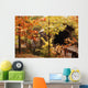 covered bridge Wall Mural
