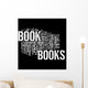 Book Word Cloud Wall Mural