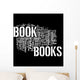 Book Word Cloud Wall Mural