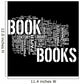 Book Word Cloud Wall Mural