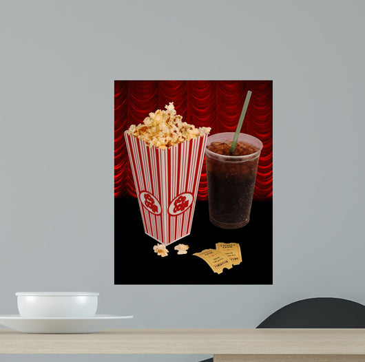 Popcorn and Movie Wall Mural