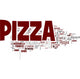 Italian Pizza Word Cloud Wall Decal