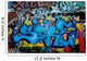 Graffiti Detail on the Textured Brick Wall Wall Mural