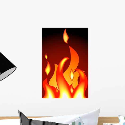 Flame Wall Mural