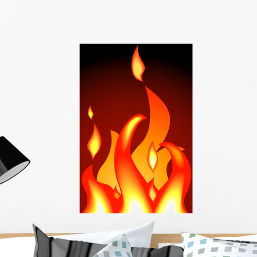 Flame Wall Mural
