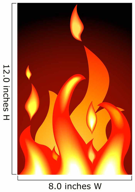 Flame Wall Mural