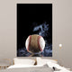 Smoking Fastball Baseball Wall Decal