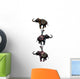 Ethnic Circus Performance Wall Decal