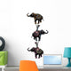 Ethnic Circus Performance Wall Decal