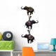 Ethnic Circus Performance Wall Decal