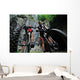 friendshiop outdoor on mountain bike Wall Mural