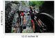 friendshiop outdoor on mountain bike Wall Mural